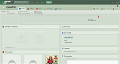 Desktop Screenshot of manoftron.deviantart.com