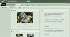 Desktop Screenshot of gothictemple.deviantart.com
