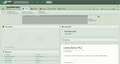 Desktop Screenshot of llamadanceplz.deviantart.com