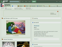 Tablet Screenshot of karlaniul.deviantart.com