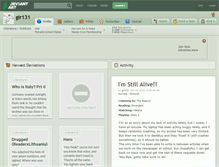 Tablet Screenshot of gir131.deviantart.com