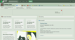 Desktop Screenshot of fantasy-zone.deviantart.com