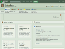 Tablet Screenshot of fantasy-zone.deviantart.com