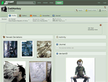 Tablet Screenshot of eastmonkey.deviantart.com