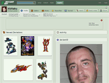 Tablet Screenshot of kishiaku.deviantart.com