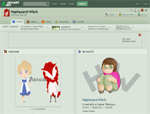 Tablet Screenshot of haphazard-witch.deviantart.com