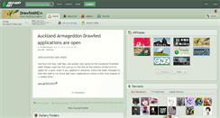 Desktop Screenshot of drawfestnz.deviantart.com