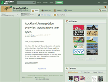 Tablet Screenshot of drawfestnz.deviantart.com