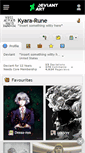 Mobile Screenshot of kyara-rune.deviantart.com