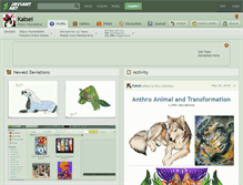 Tablet Screenshot of katsei.deviantart.com