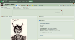 Desktop Screenshot of charismic-lament.deviantart.com