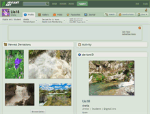 Tablet Screenshot of lia18.deviantart.com