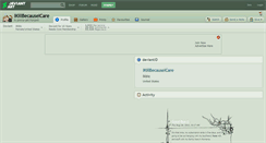 Desktop Screenshot of ikillbecauseicare.deviantart.com