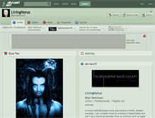 Tablet Screenshot of livinghorus.deviantart.com