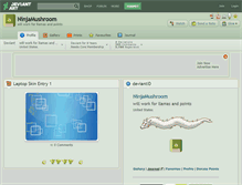 Tablet Screenshot of ninjamushroom.deviantart.com
