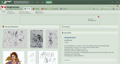 Desktop Screenshot of mergirlonland.deviantart.com
