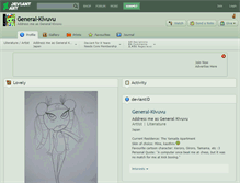 Tablet Screenshot of general-kivuvu.deviantart.com