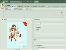 Tablet Screenshot of irvikissa.deviantart.com