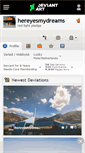 Mobile Screenshot of hereyesmydreams.deviantart.com