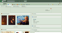 Desktop Screenshot of memly.deviantart.com