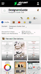 Mobile Screenshot of designersguide.deviantart.com