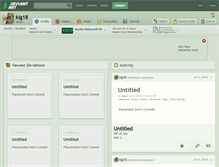 Tablet Screenshot of klg18.deviantart.com