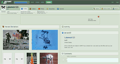 Desktop Screenshot of lukemck123.deviantart.com
