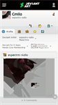 Mobile Screenshot of cmilo.deviantart.com