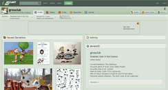 Desktop Screenshot of grossclub.deviantart.com