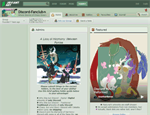 Tablet Screenshot of discord-fanclub.deviantart.com
