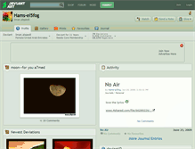 Tablet Screenshot of hams-el5fog.deviantart.com