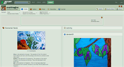 Desktop Screenshot of everimagine.deviantart.com
