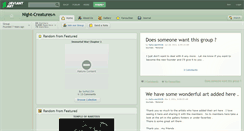 Desktop Screenshot of night-creatures.deviantart.com