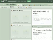 Tablet Screenshot of night-creatures.deviantart.com