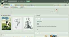 Desktop Screenshot of debby841.deviantart.com