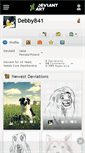 Mobile Screenshot of debby841.deviantart.com
