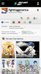 Mobile Screenshot of fightinggenerica.deviantart.com