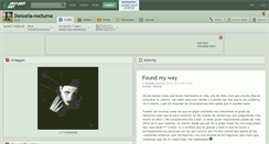Desktop Screenshot of doncella-nocturna.deviantart.com