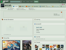 Tablet Screenshot of jacin-tatt.deviantart.com