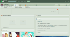 Desktop Screenshot of pokecon.deviantart.com