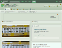 Tablet Screenshot of harpg-annual-shows.deviantart.com