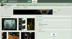 Desktop Screenshot of cat9.deviantart.com