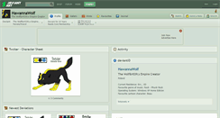 Desktop Screenshot of hawannawolf.deviantart.com
