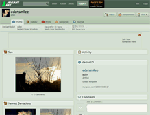 Tablet Screenshot of edensmilee.deviantart.com