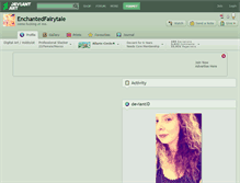 Tablet Screenshot of enchantedfairytale.deviantart.com