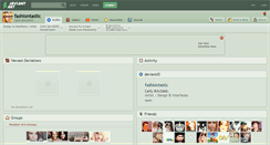 Desktop Screenshot of fashiontastic.deviantart.com