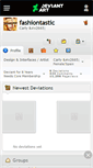 Mobile Screenshot of fashiontastic.deviantart.com