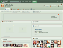 Tablet Screenshot of fashiontastic.deviantart.com