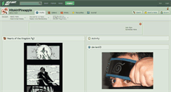 Desktop Screenshot of hitokiripineapple.deviantart.com