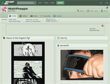 Tablet Screenshot of hitokiripineapple.deviantart.com